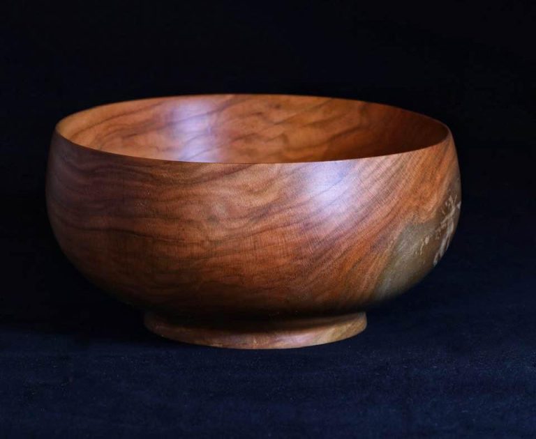 A wonderful walnut bowl